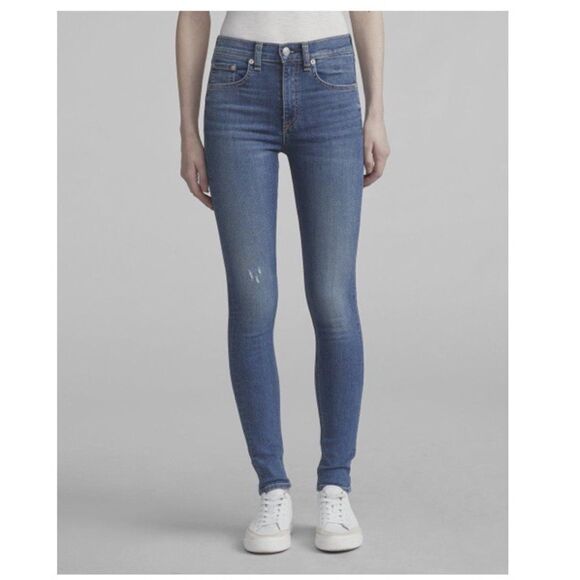 RAG & Bone High Rise Skinny Jeans Size 31 - Picture 1 of 15